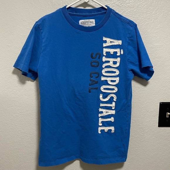 Aeropostale Other - Aeropostale Men's Blue Graphic T-Shirt Size Medium